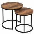 ensemble-de-2-tables-basses-rondes-bois-fonce-design-industriel-toeha11613uf