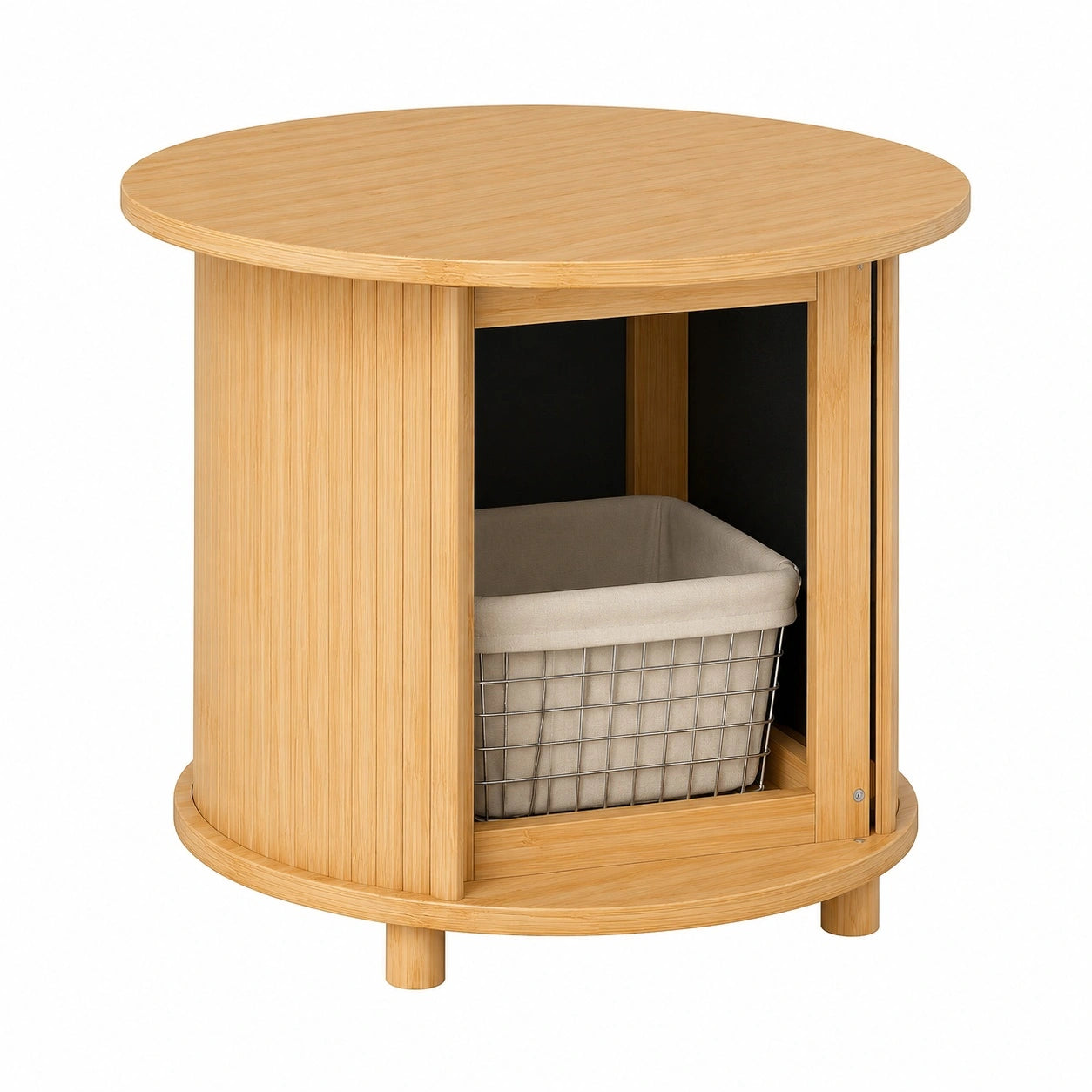 table-basse-ronde-en-bambou-avec-rangement-et-porte-coulissante-fqbqy11615wt